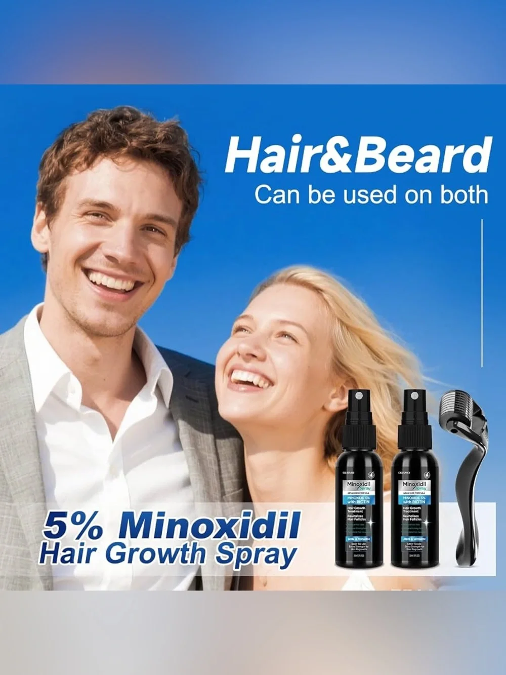 FUZYAT Minoxidil Spray 5% with Biotin